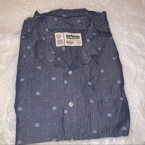 Urban Pipeline Button Down Shirt, sz M - Picture 2 of 7